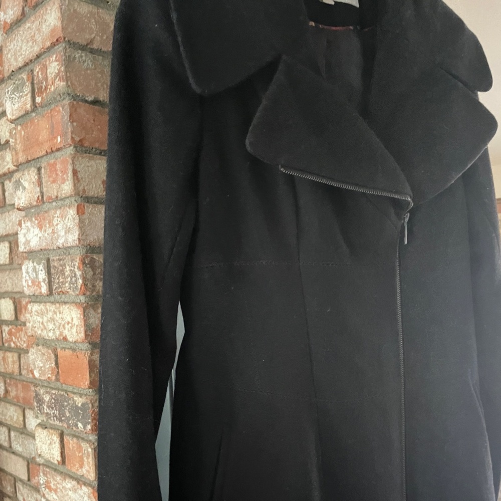 Vintage Black Lined Winter Coat